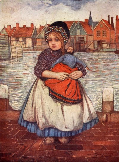 A Girl with a Doll by Nico Jungman